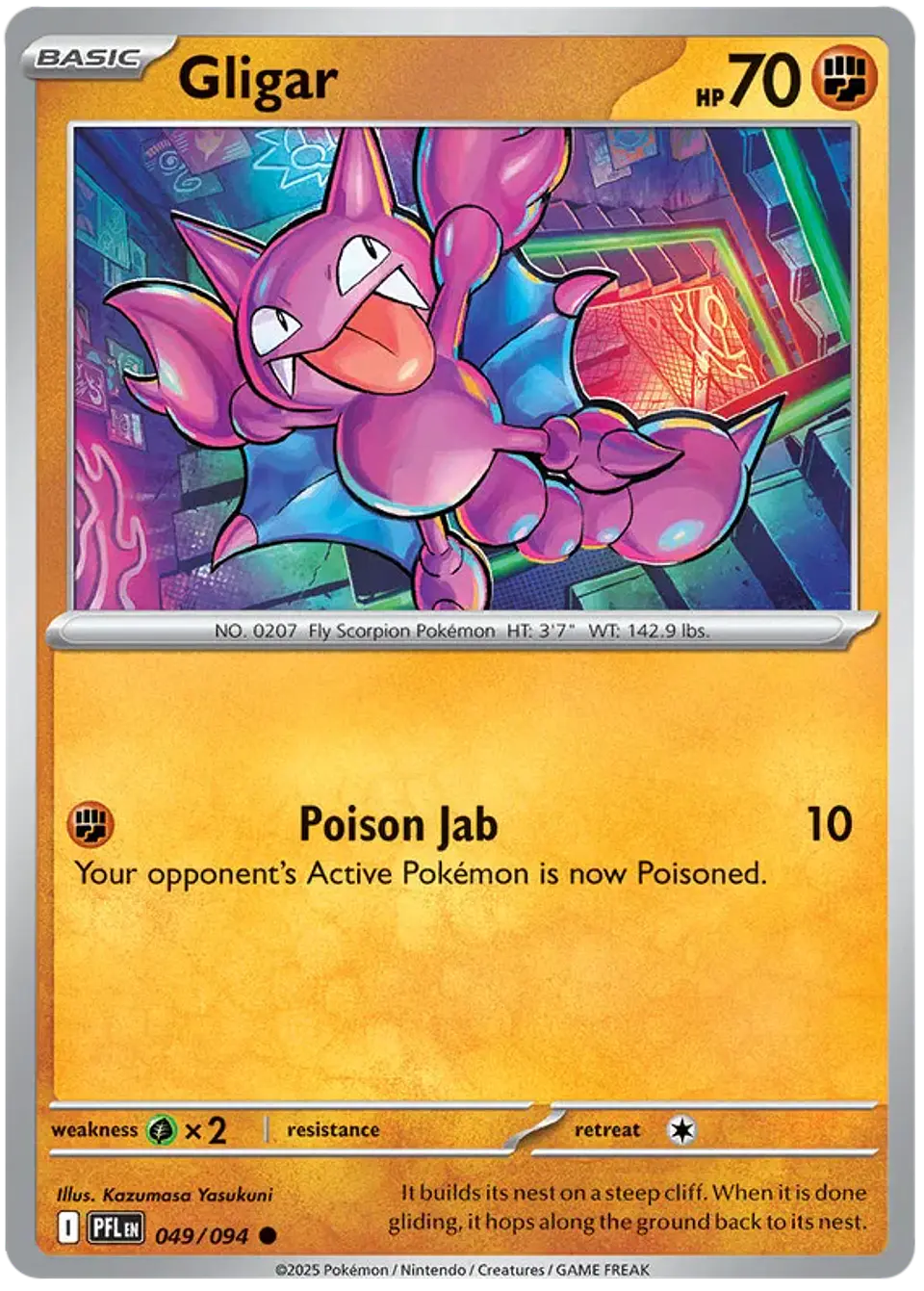 Gligar - Phantasmal flames - Llamas fantasmales 1