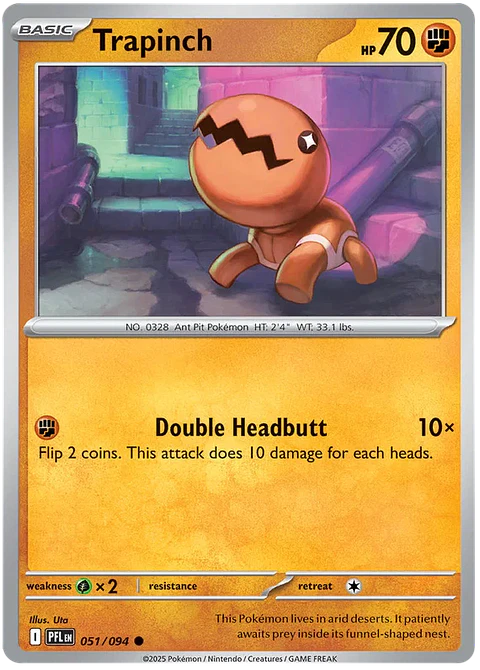 Trapinch - Phantasmal flames - LLamas fantasmales 