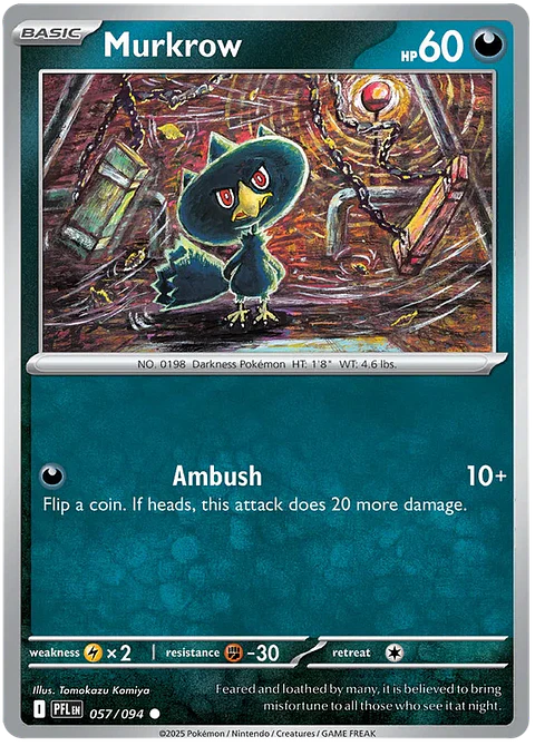 Murkrow - Phantasmal flames - Llamas fantasmales 
