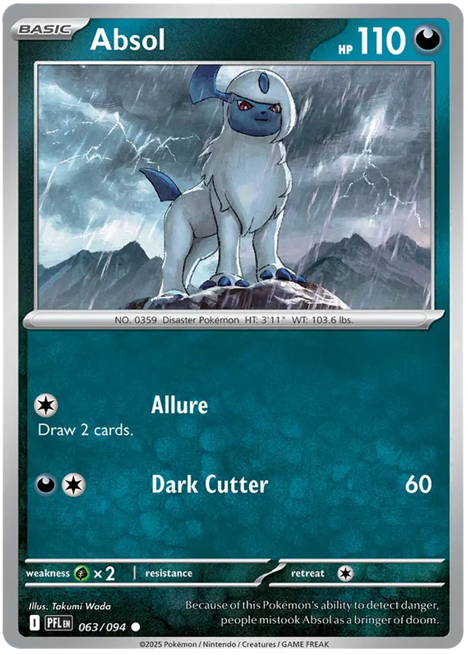 Absol - Phantasmal flames - Llamas fantasmales  1