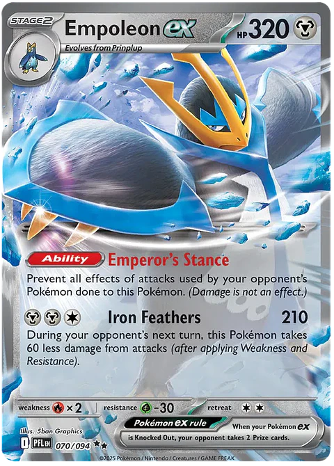 Empoleon ex - Phantasmal flames - Llamas fantasmales 