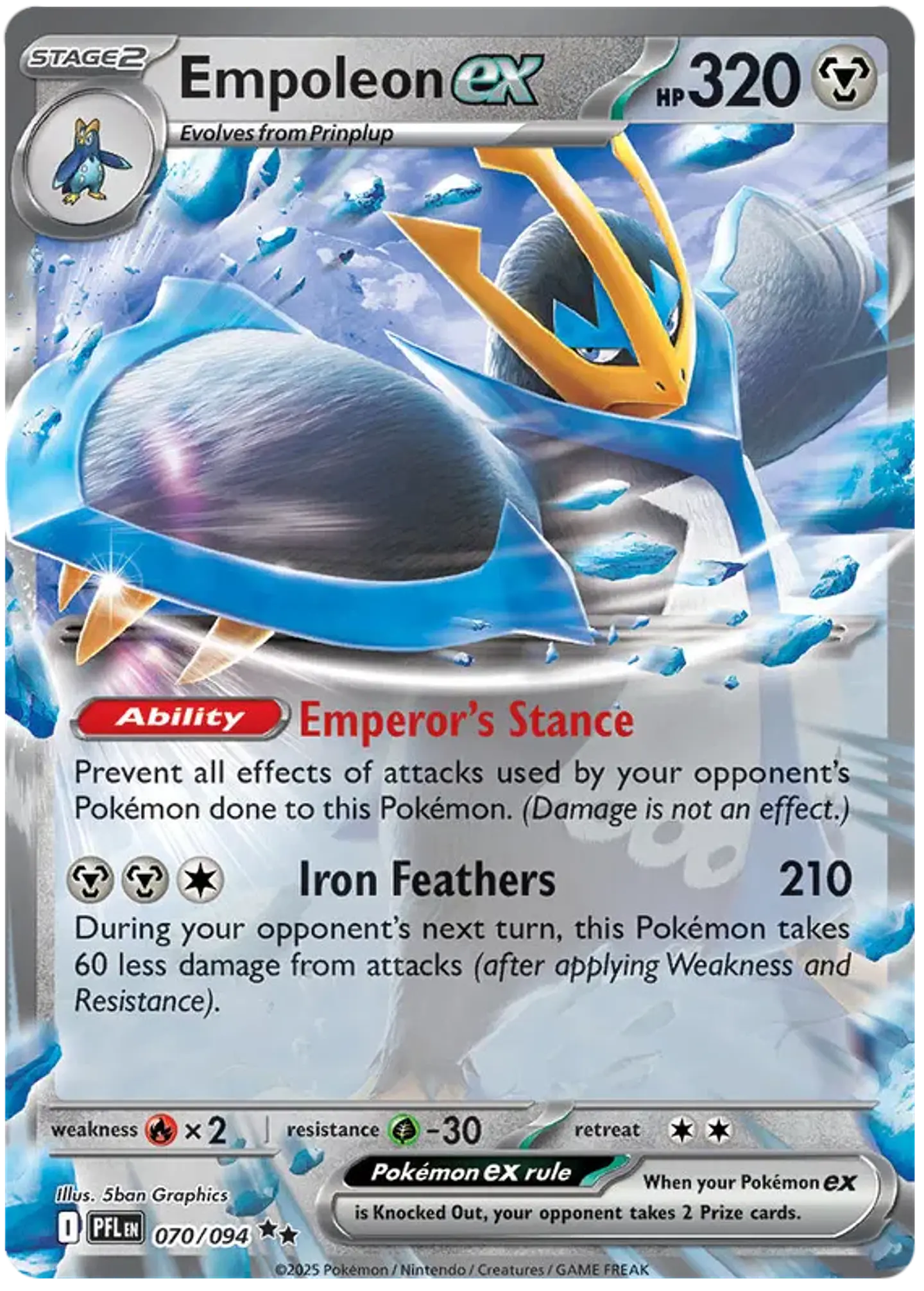 Empoleon ex - Phantasmal flames - Llamas fantasmales  1