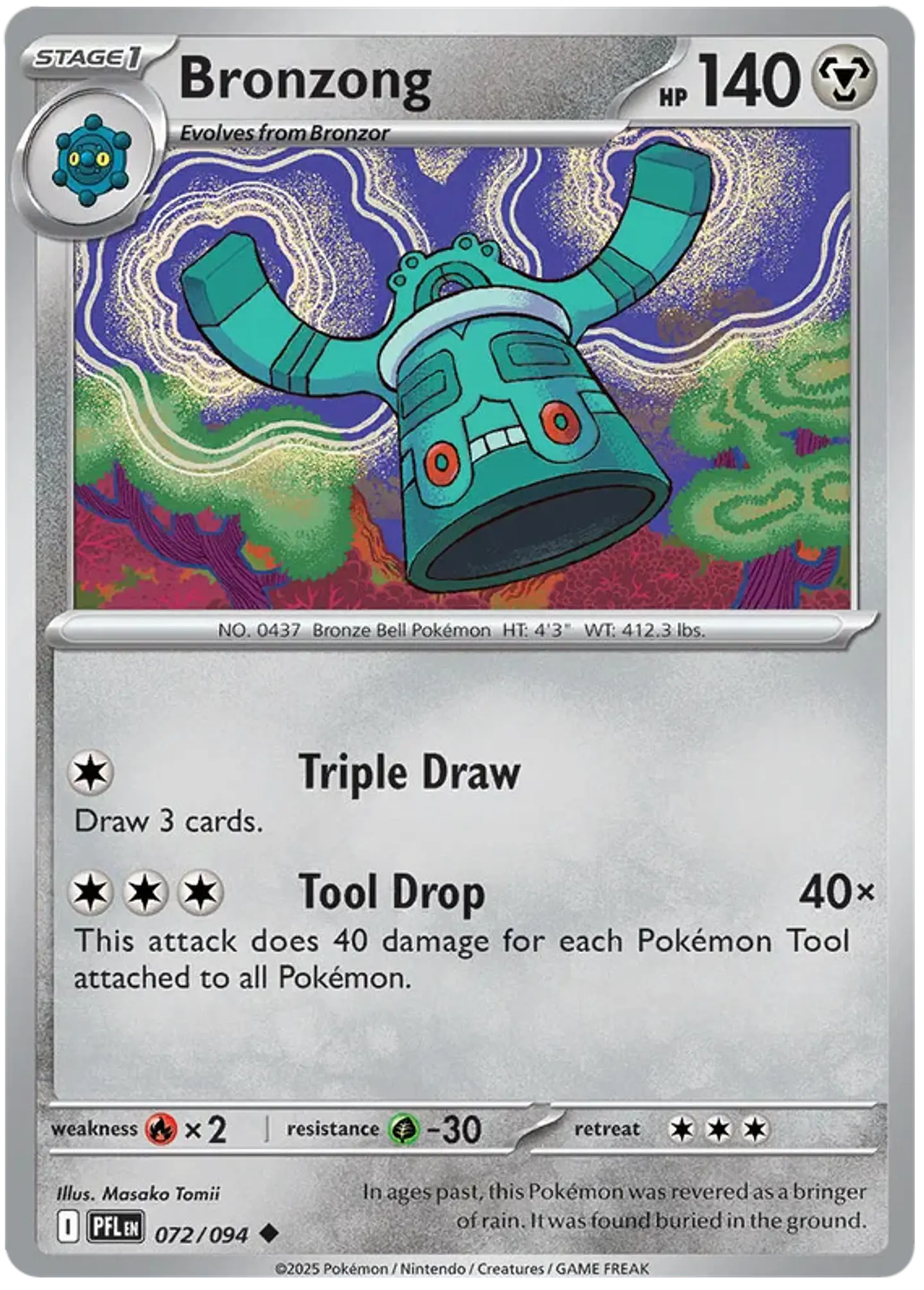Bronzong - Phantasmal flames - Llamas fantasmales  1