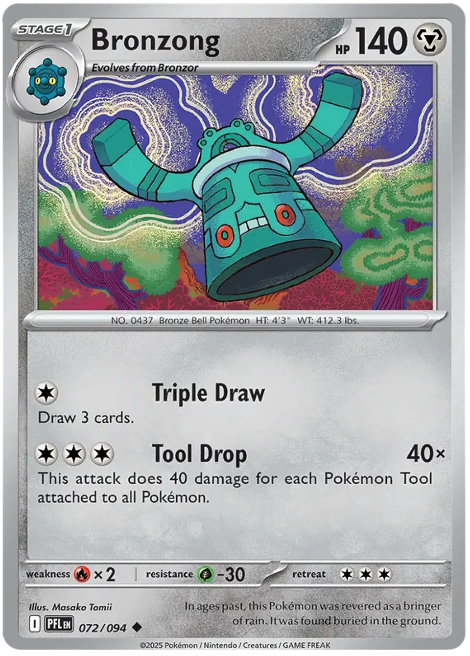 Bronzong - Phantasmal flames - Llamas fantasmales  1