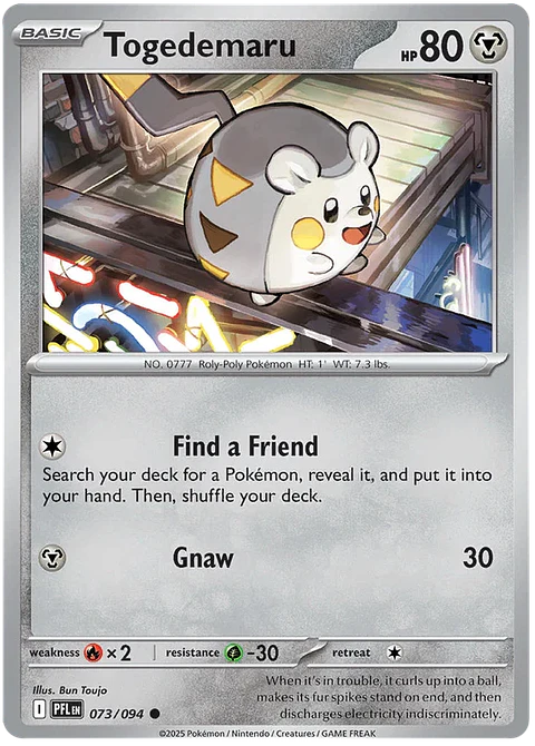 Togedemaru - Phantasmal flames - Llamas fantasmales 