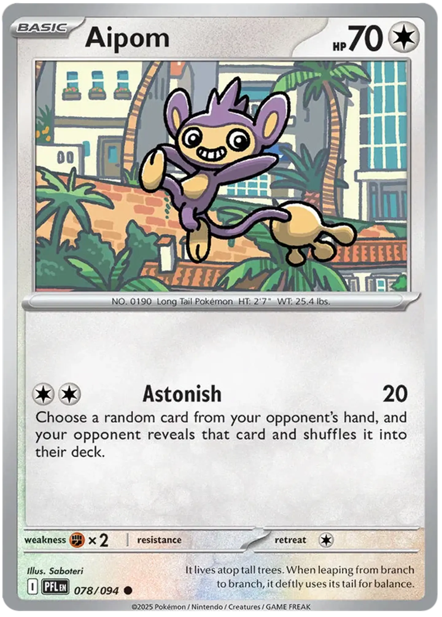 Aipom - Phantasmal flames - Llamas fantasmales  1
