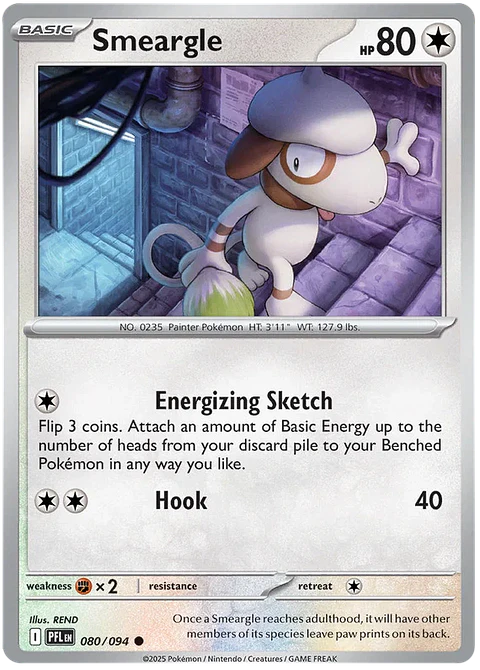 Smeargle - Phantasmal flames - Llamas fantasmales  