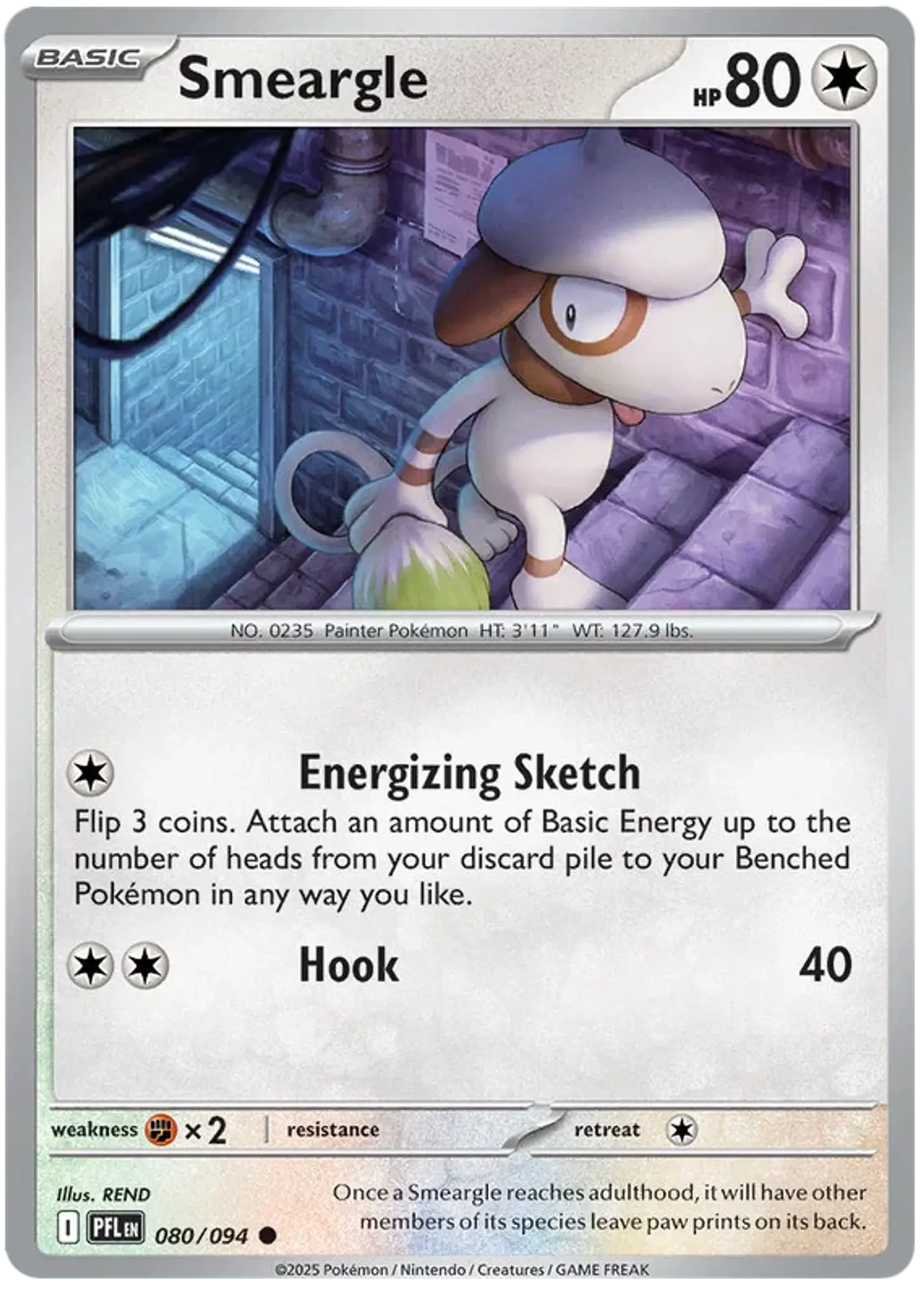 Smeargle - Phantasmal flames - Llamas fantasmales   1