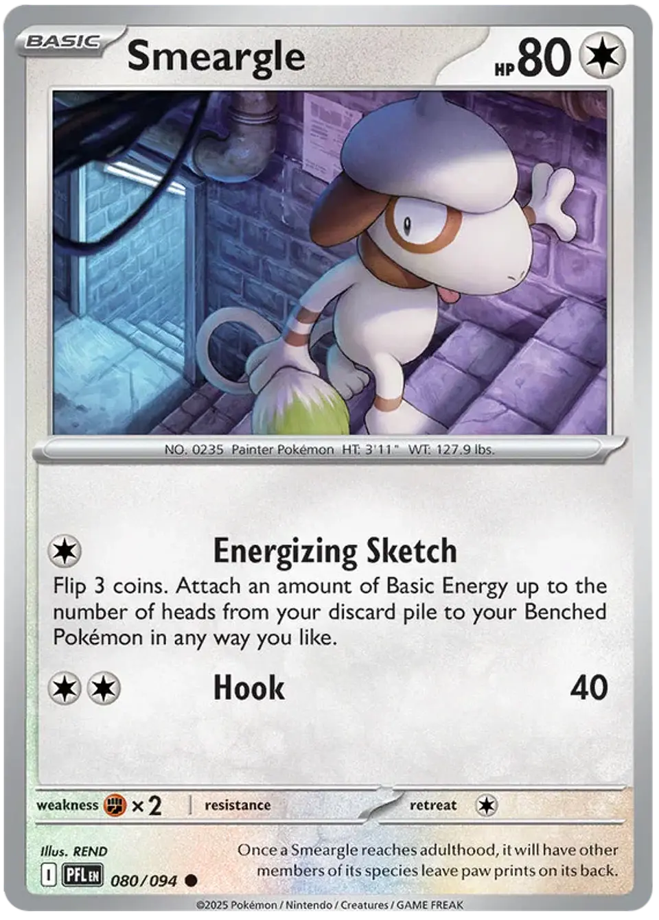Smeargle - Phantasmal flames - Llamas fantasmales   1