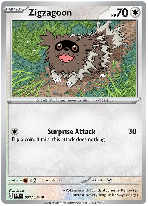 Zigzagoon - Phantasmal flames - Llamas fantasmales  