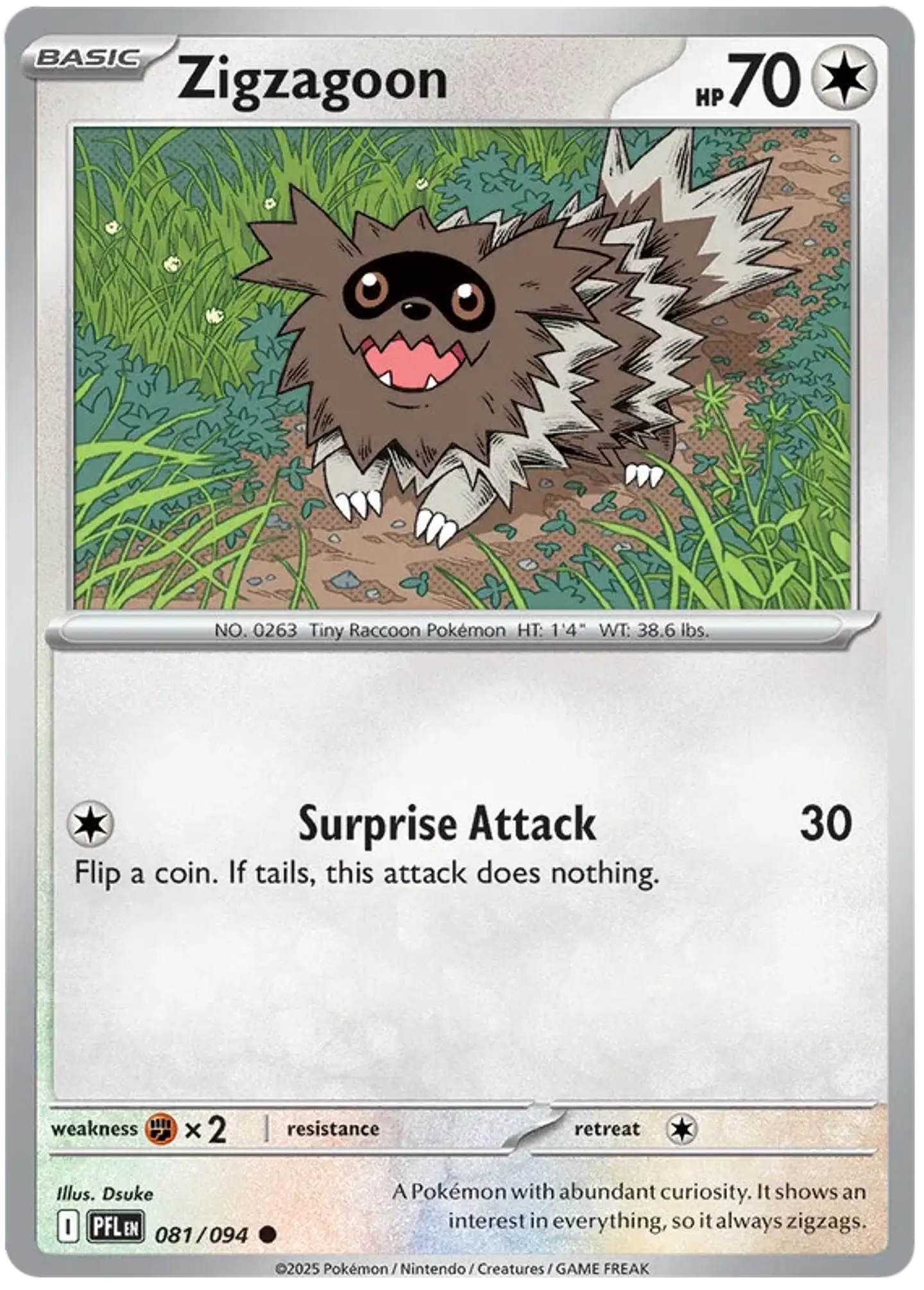 Zigzagoon - Phantasmal flames - Llamas fantasmales   1