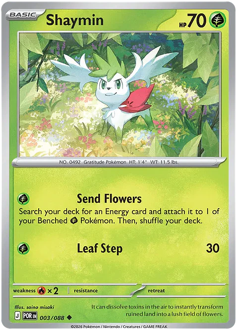 Shaymin - Perfect order - Orden perfecta 