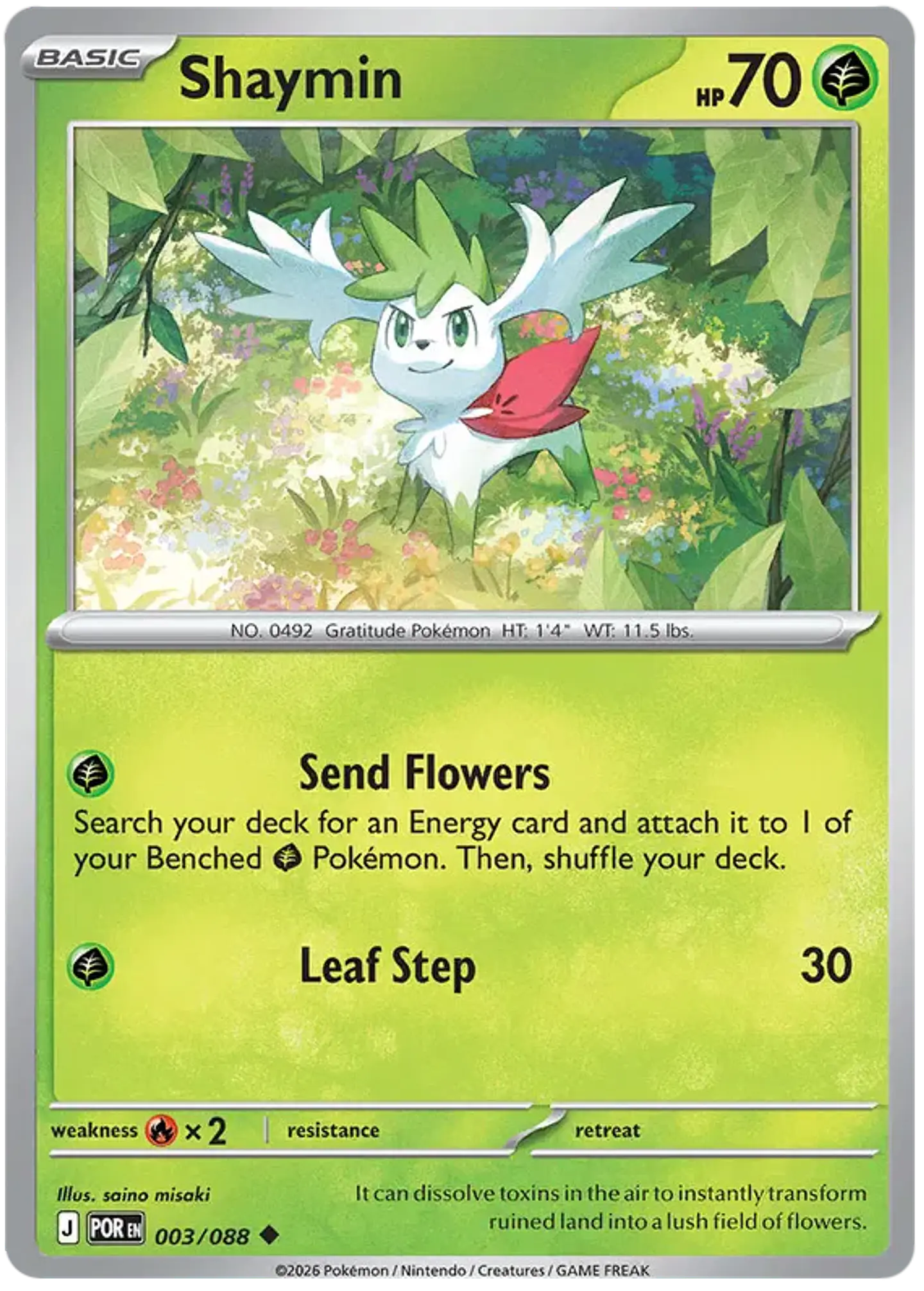 Shaymin - Perfect order - Orden perfecta  1