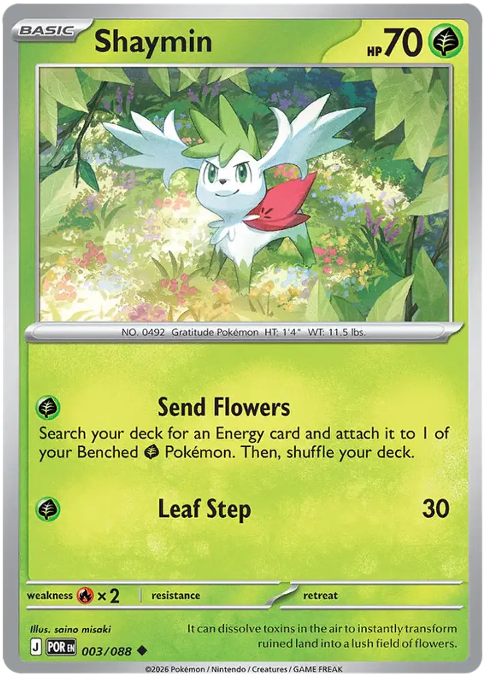 Shaymin - Perfect order - Orden perfecta  1