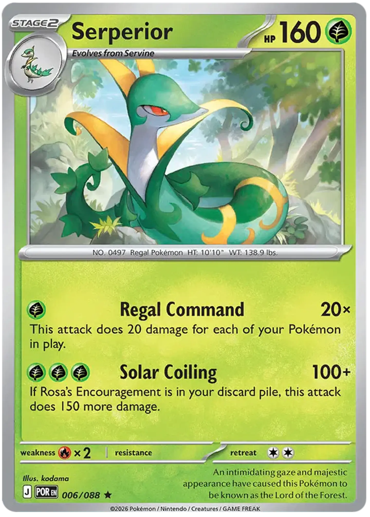 Serperior - Perfect order - Orden perfecta 1