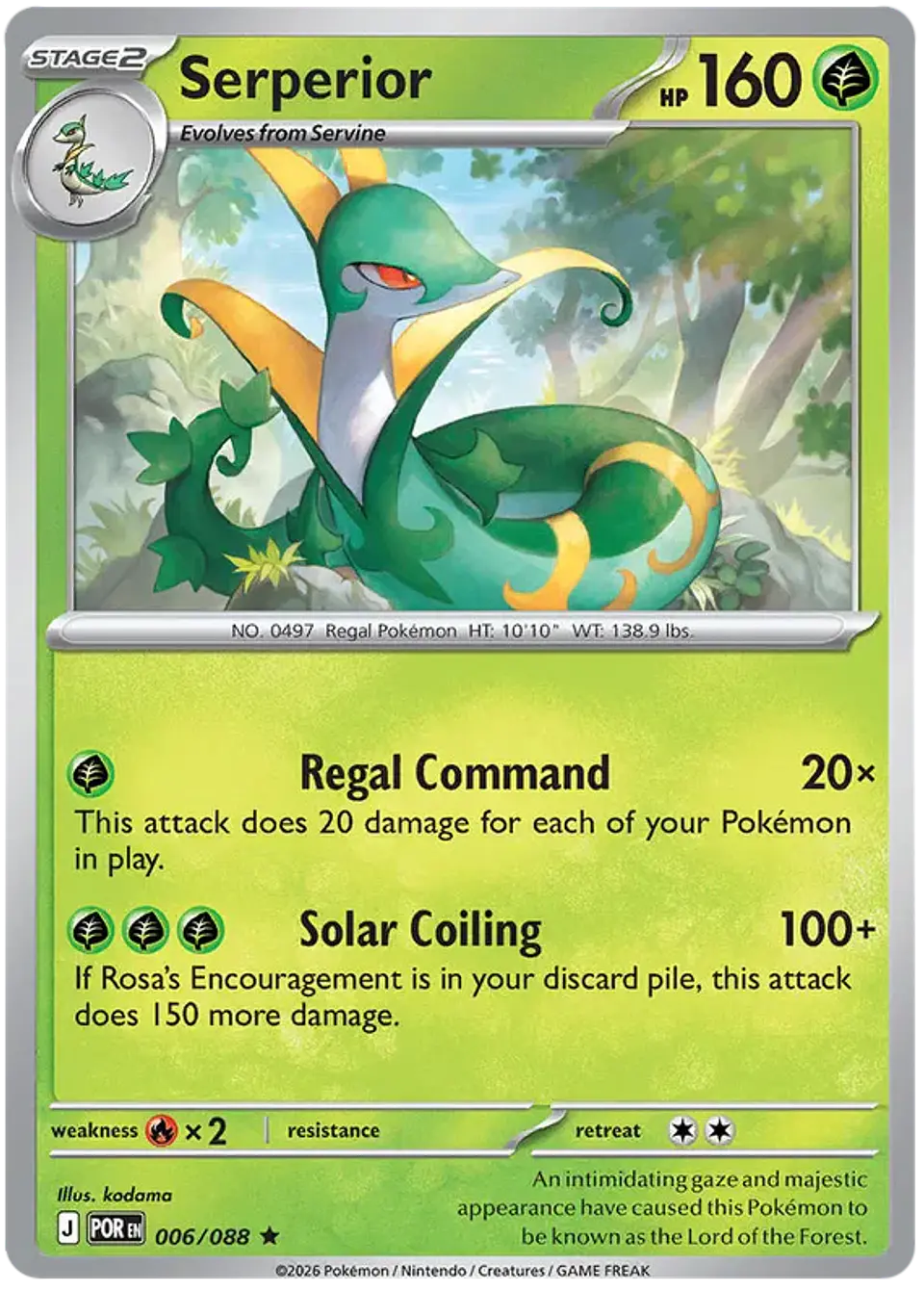 Serperior - Perfect order - Orden perfecta 1