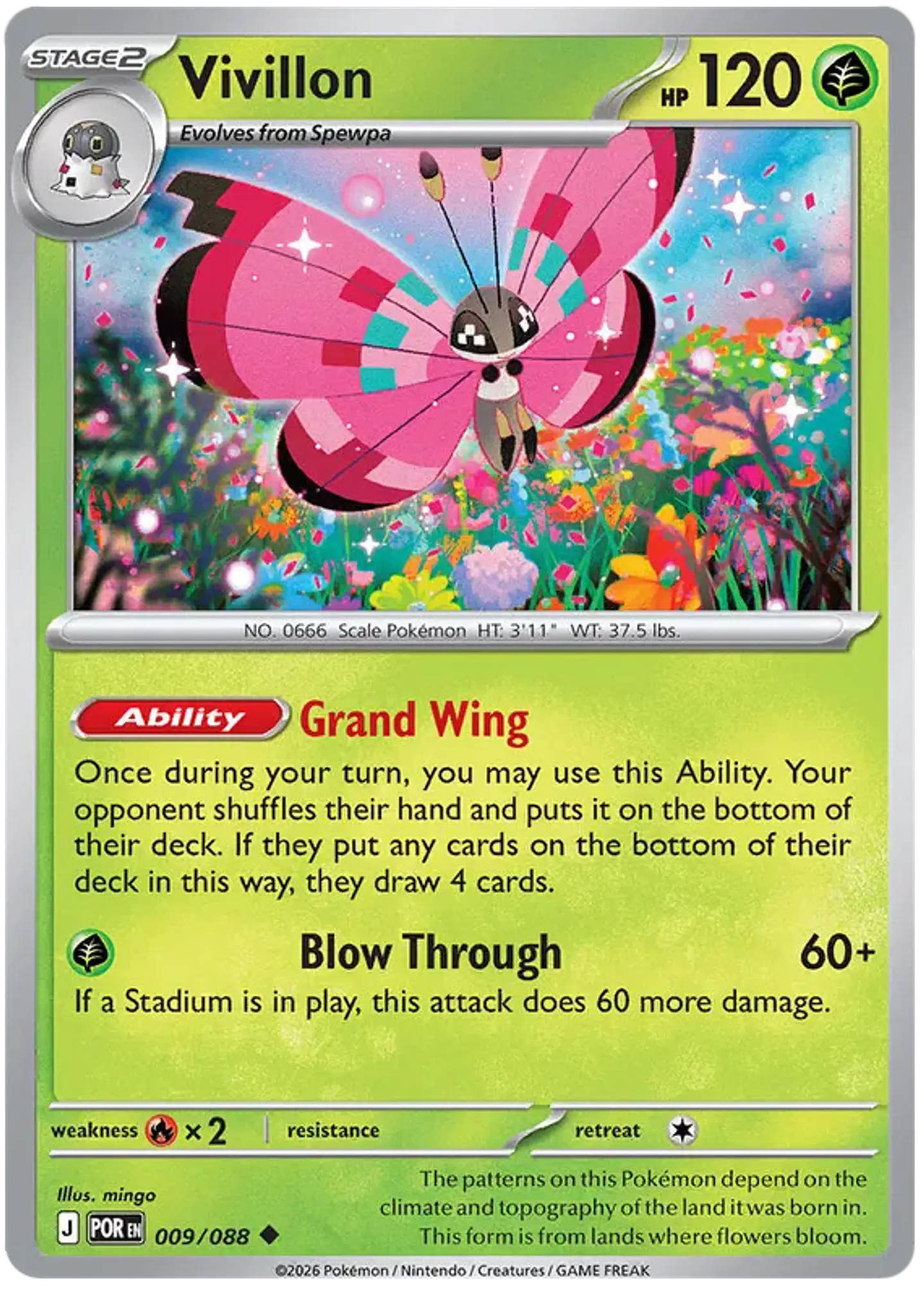 Vivillon - Perfect order - Orden perfecta 1