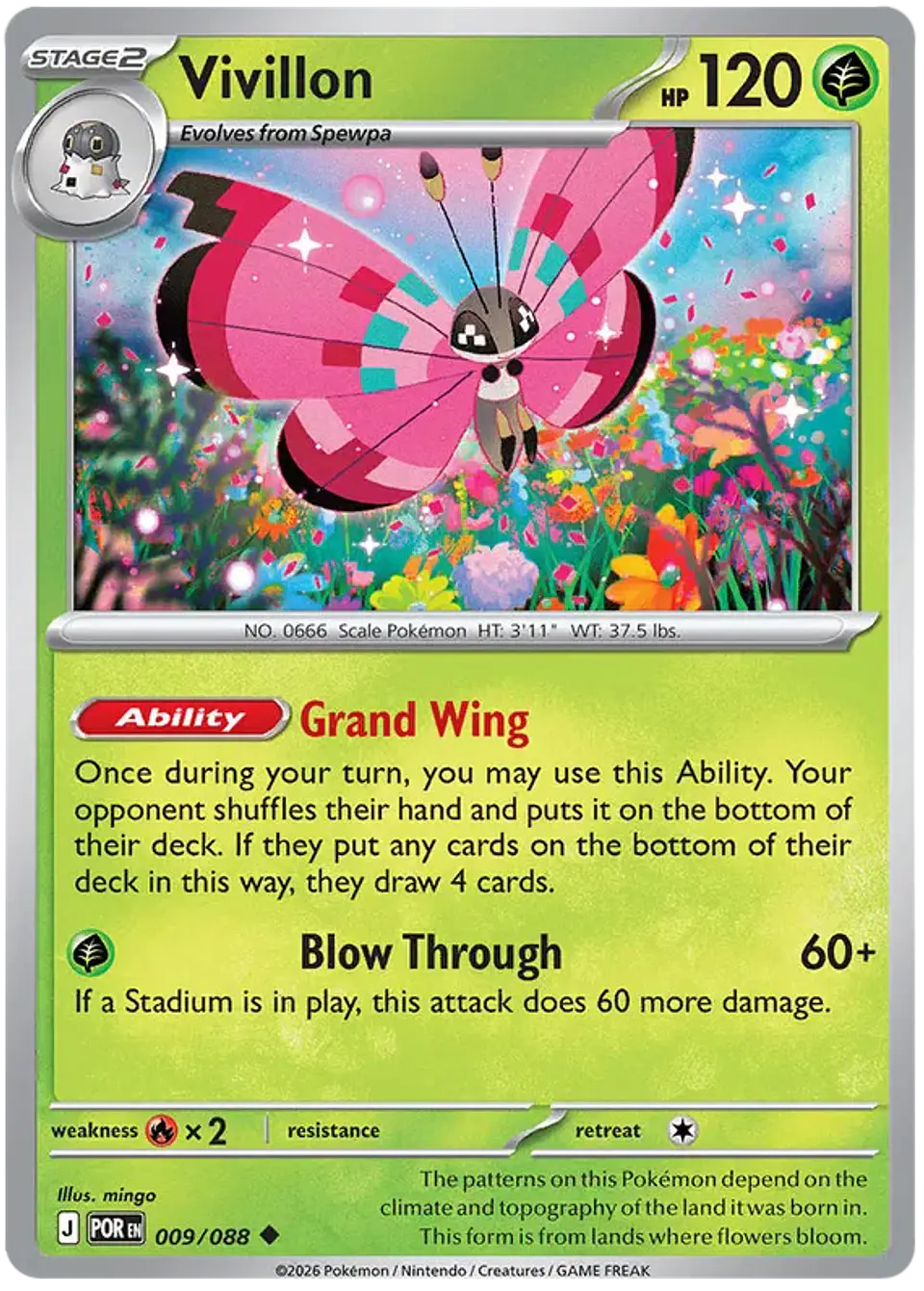 Vivillon - Perfect order - Orden perfecta 1