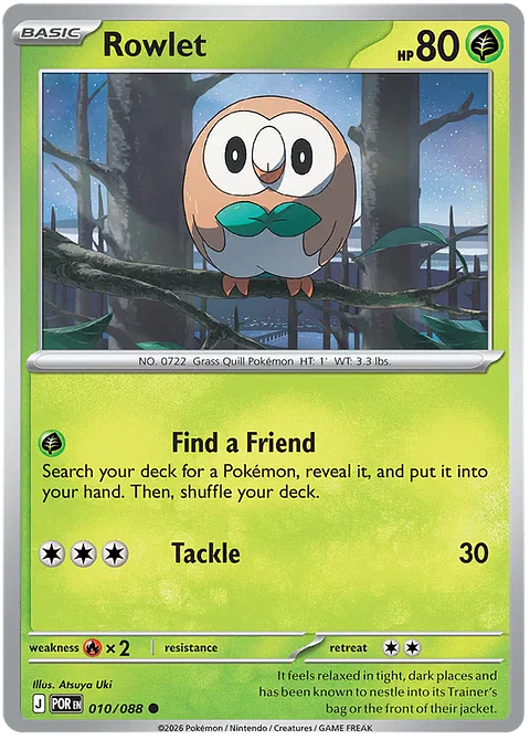 Rowlet - Perfect order - Orden perfecta
