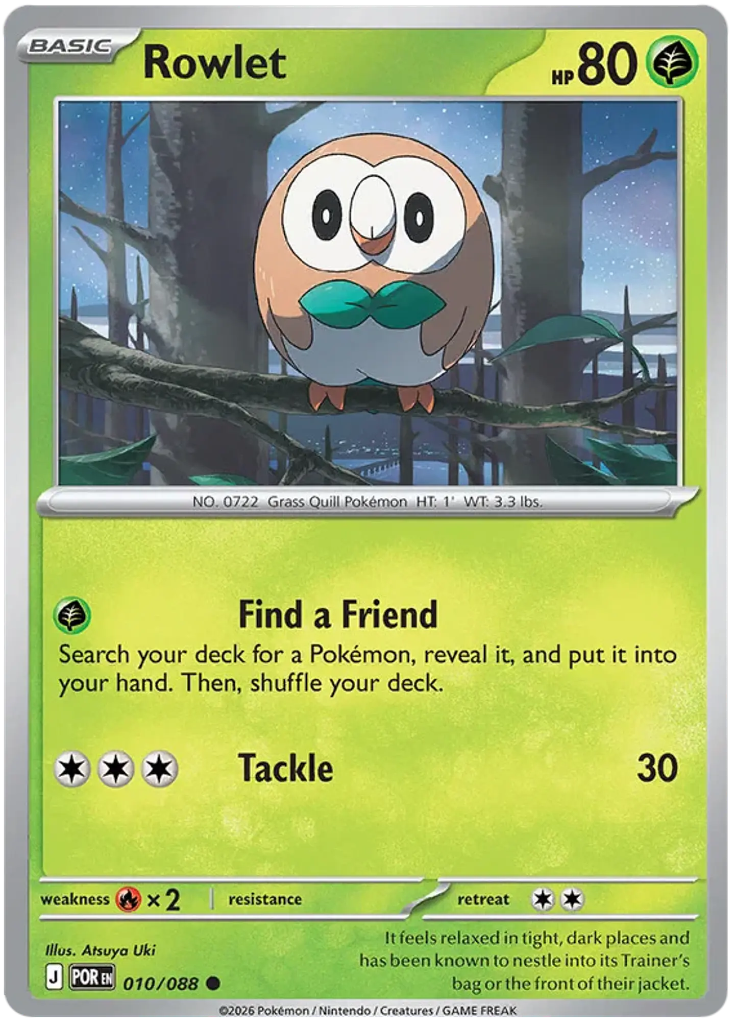 Rowlet - Perfect order - Orden perfecta 1