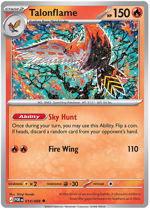 Talonflame - Perfect order - Orden perfecta
