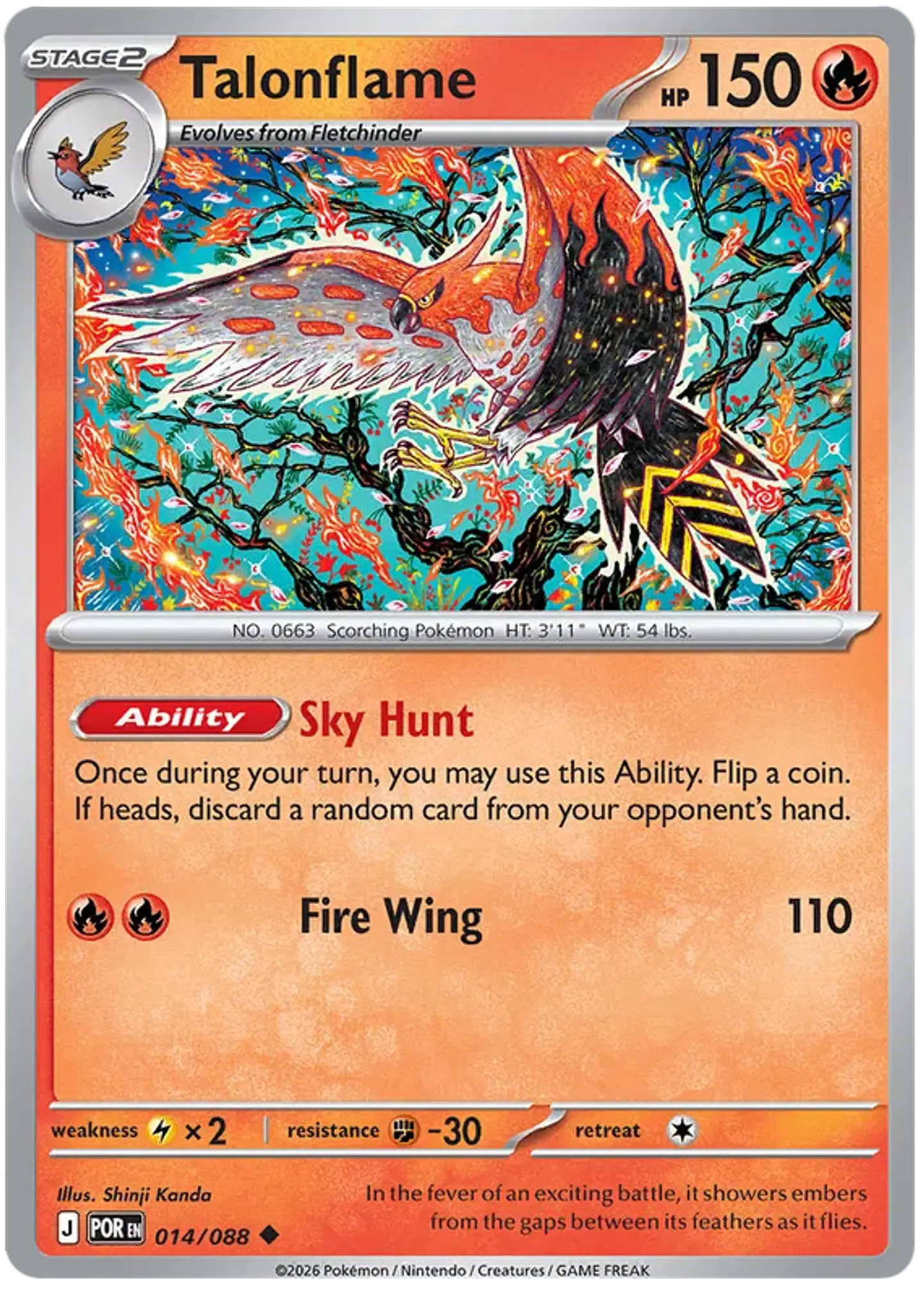 Talonflame - Perfect order - Orden perfecta 1