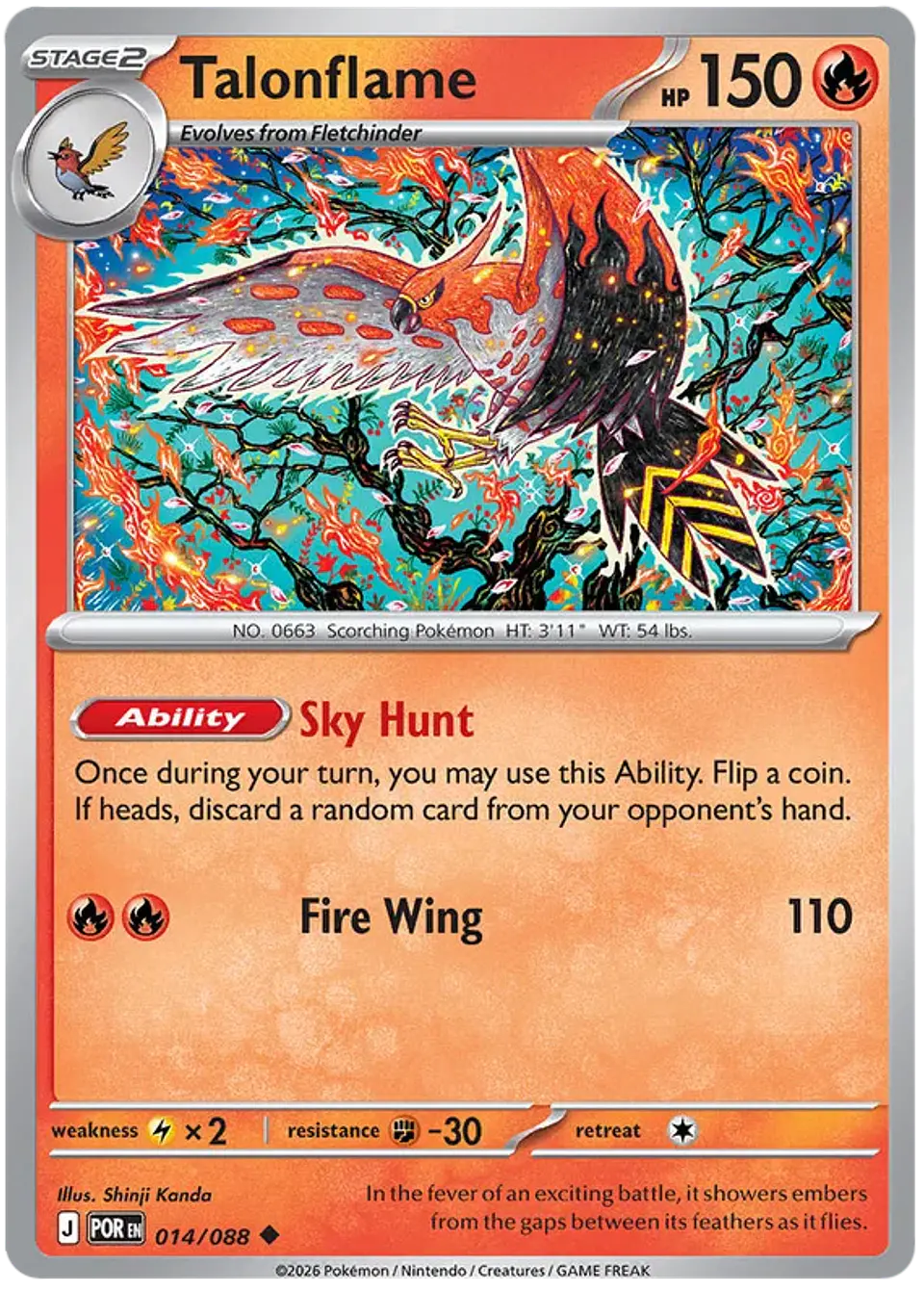 Talonflame - Perfect order - Orden perfecta 1