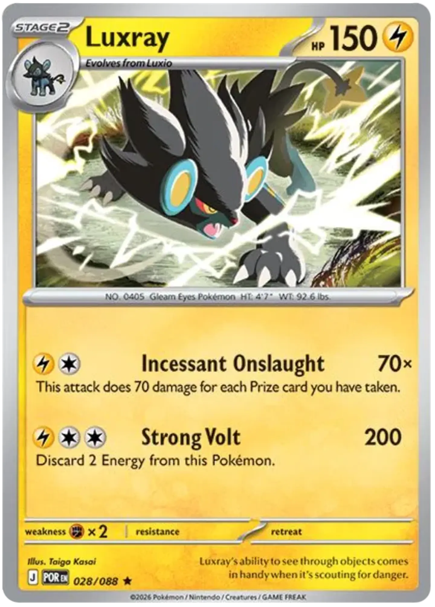 Luxray - Perfect order - Orden perfecta  1