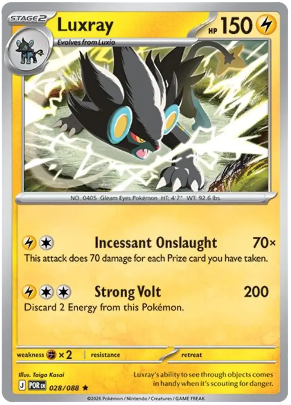 Luxray - Perfect order - Orden perfecta  1