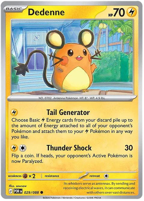 Dedenne - Perfect order - Orden perfecta 