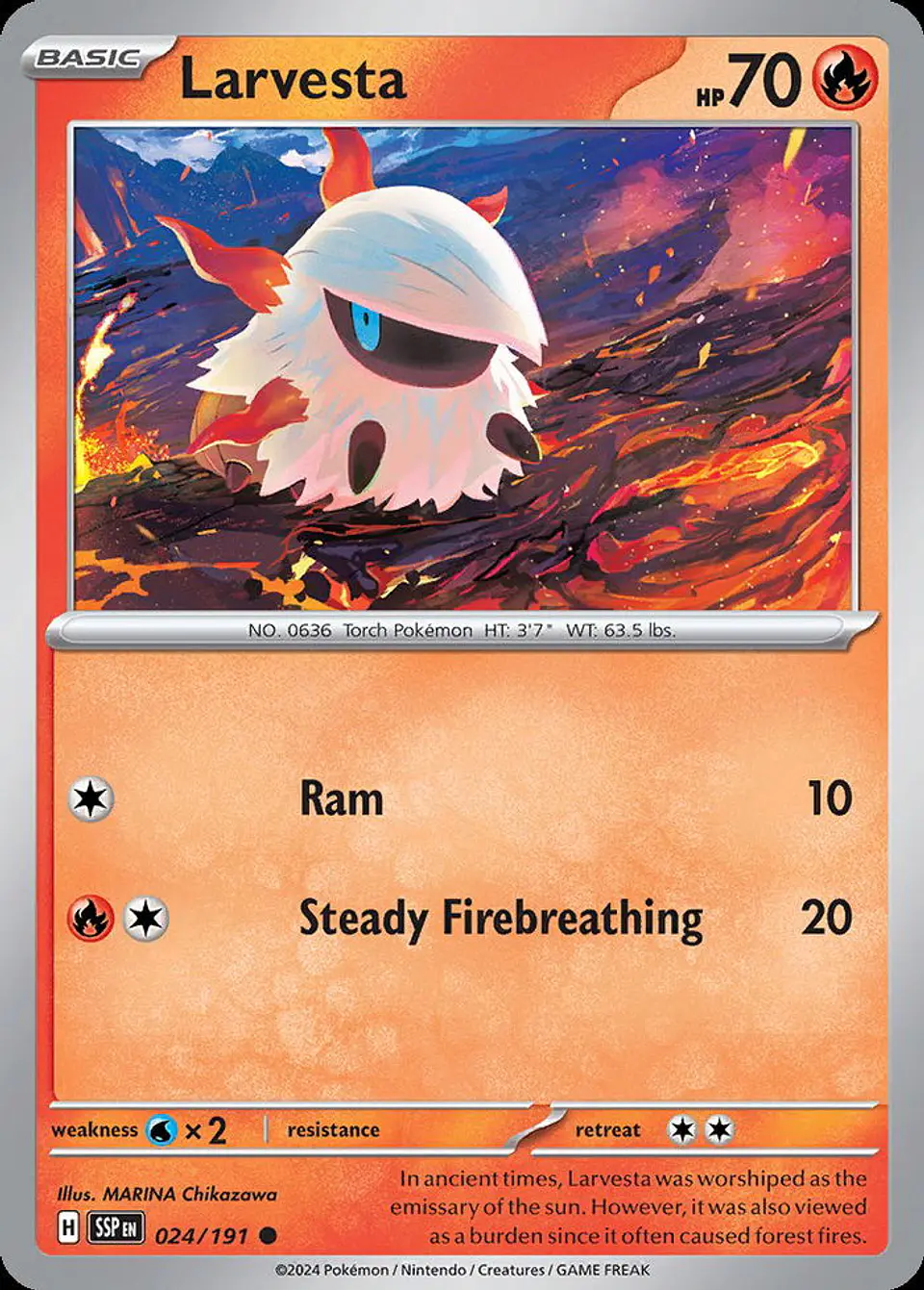 Larvesta - Surging Sparks - Chispas Fulgurantes (SSP) 1