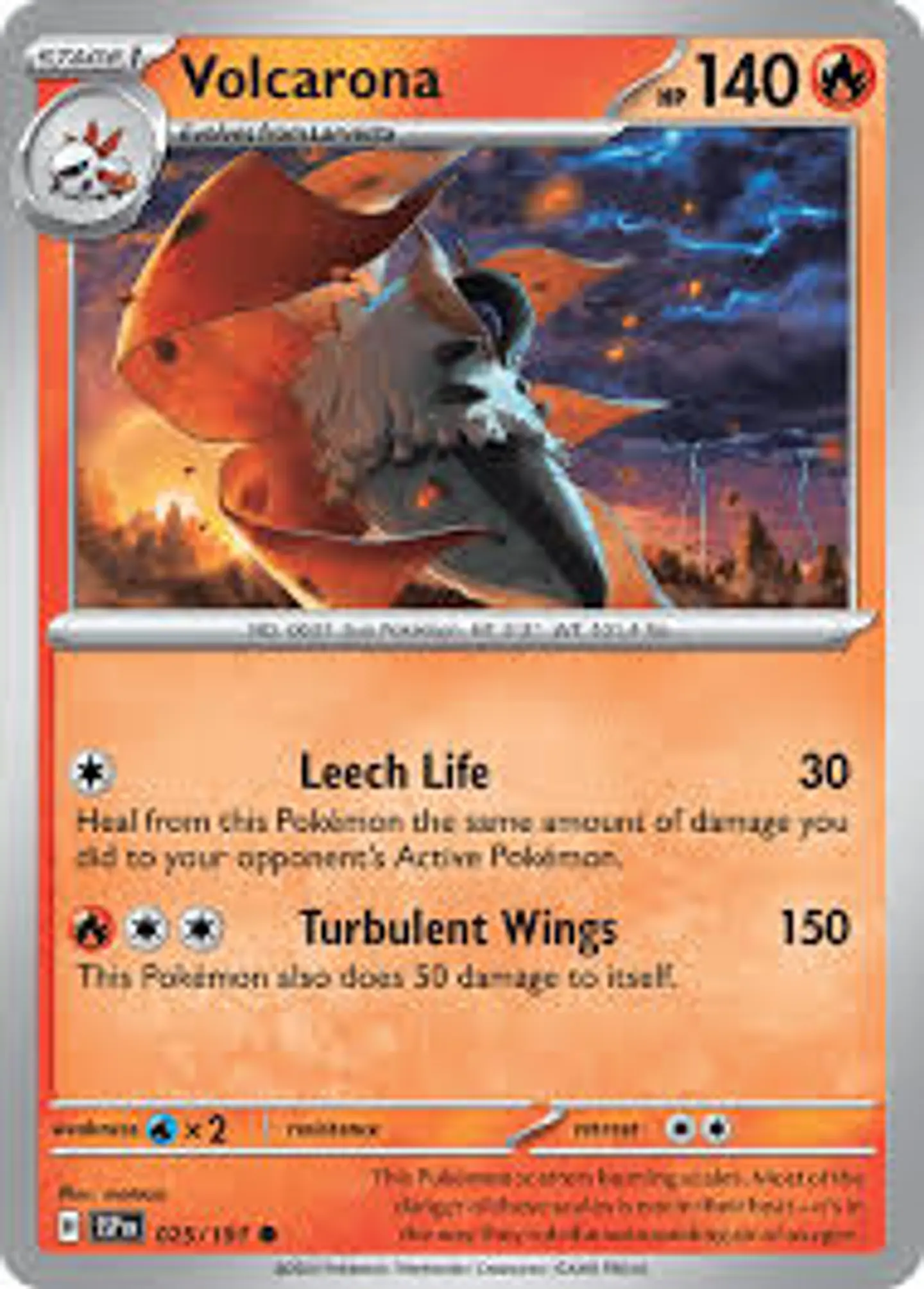Volcarona - Surging Sparks - Chispas Fulgurantes (SSP) 1