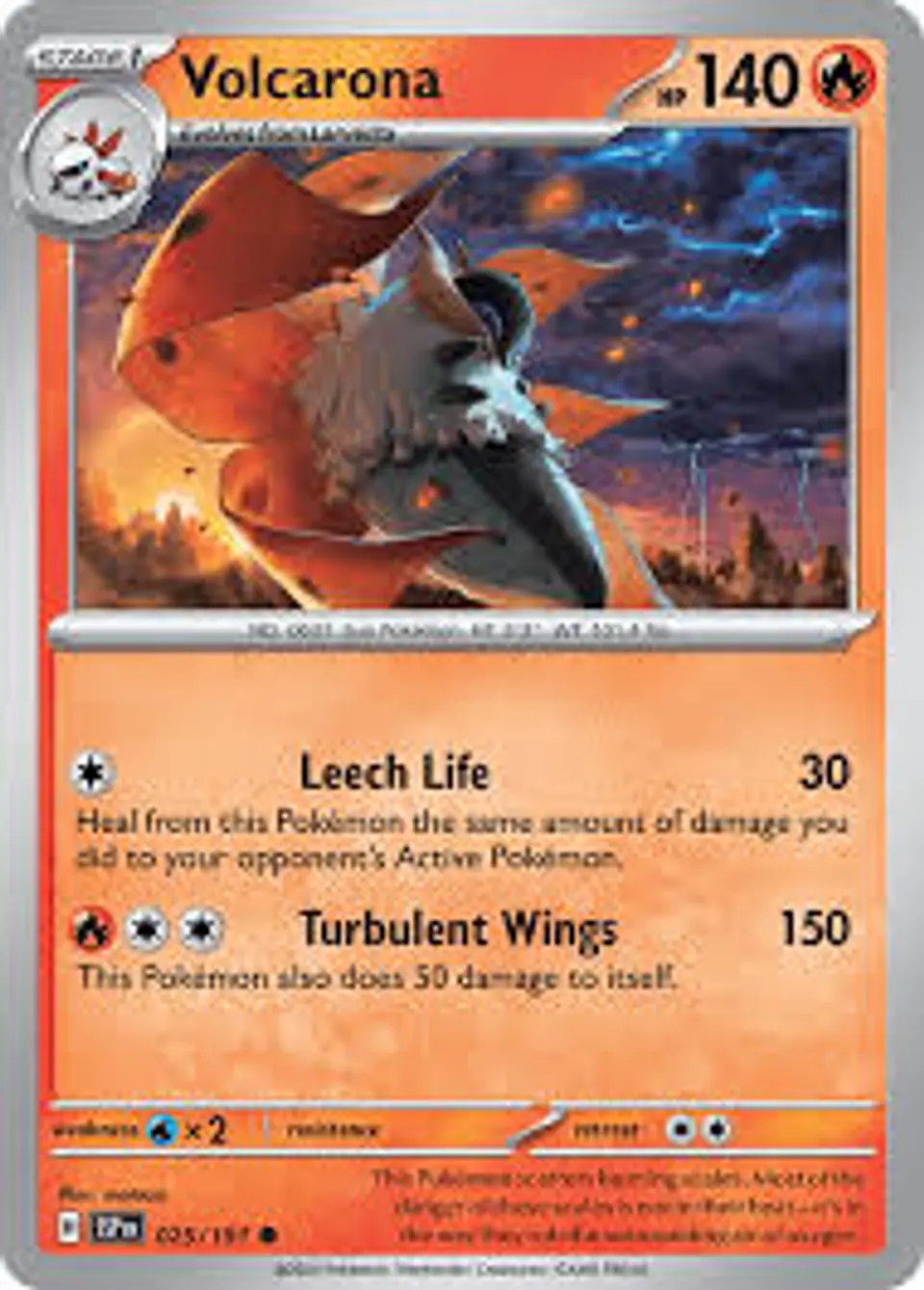 Volcarona - Surging Sparks - Chispas Fulgurantes (SSP) 1