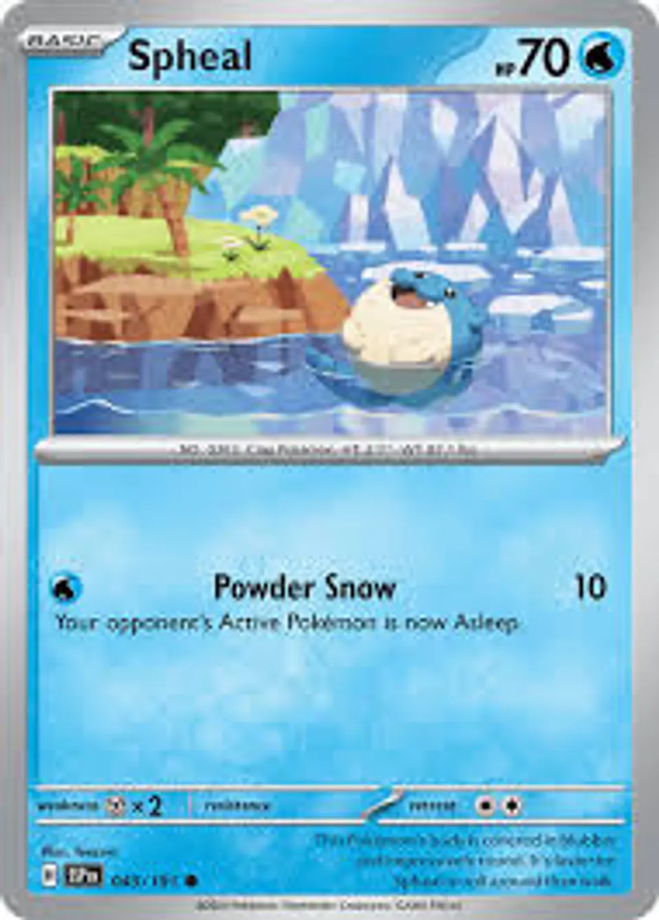 Spheal - Surging Sparks - Chispas Fulgurantes (SSP) 1