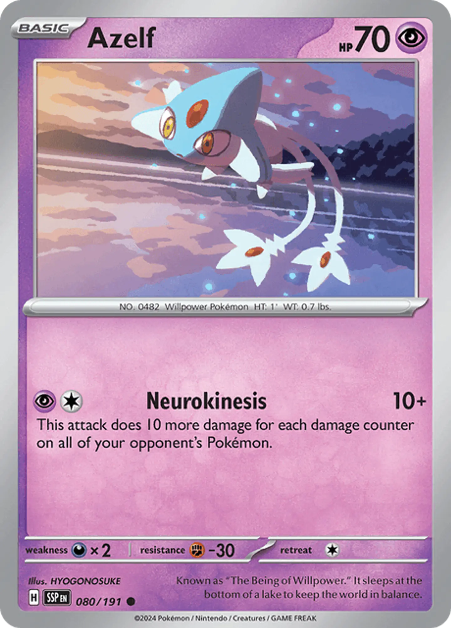 Azelf - Surging Sparks - Chispas Fulgurantes (SSP) 1