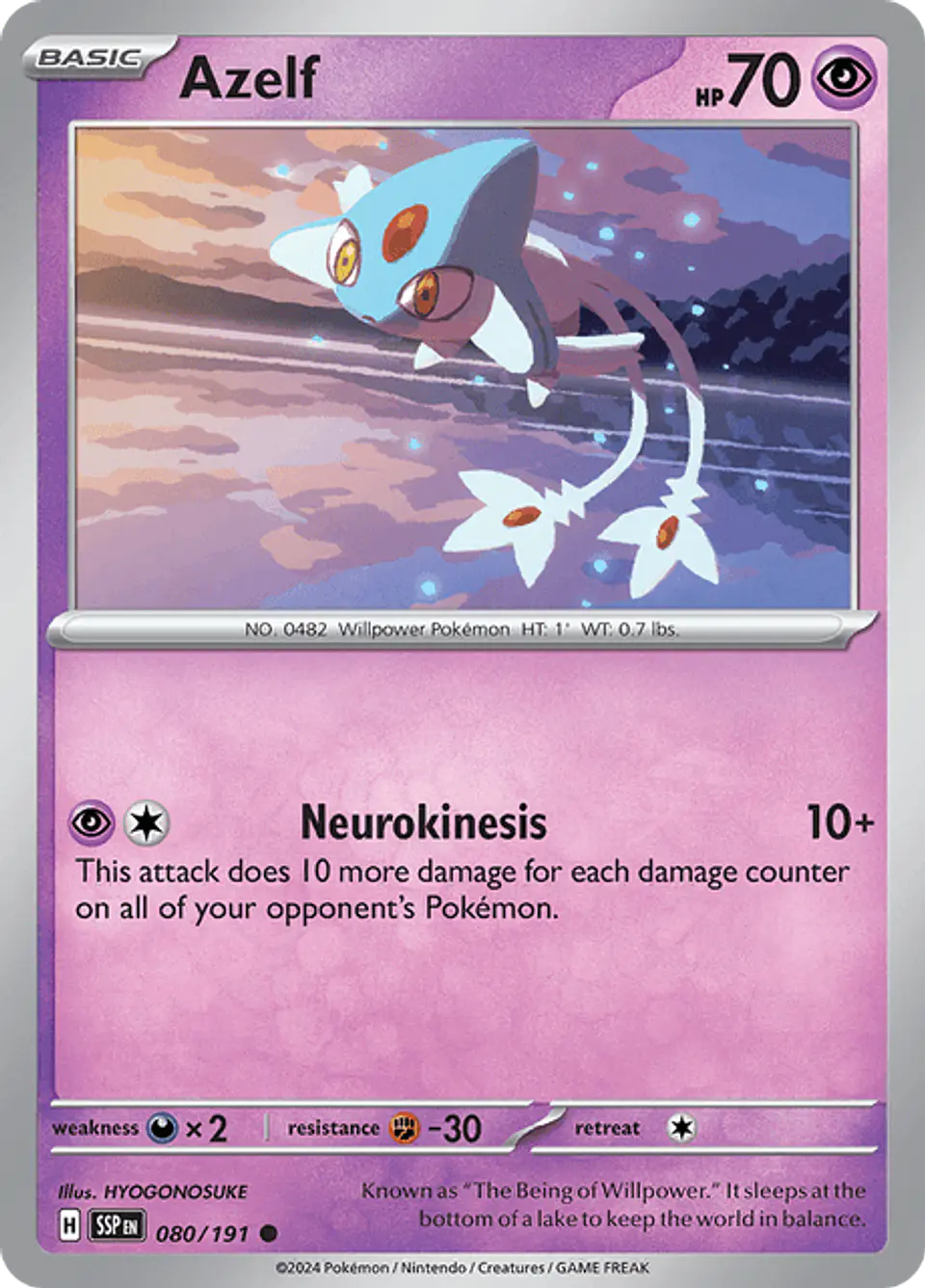 Azelf - Surging Sparks - Chispas Fulgurantes (SSP) 1