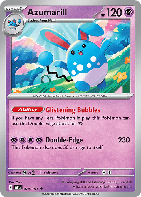 Azumarill - Surging Sparks - Chispas Fulgurantes (SSP)