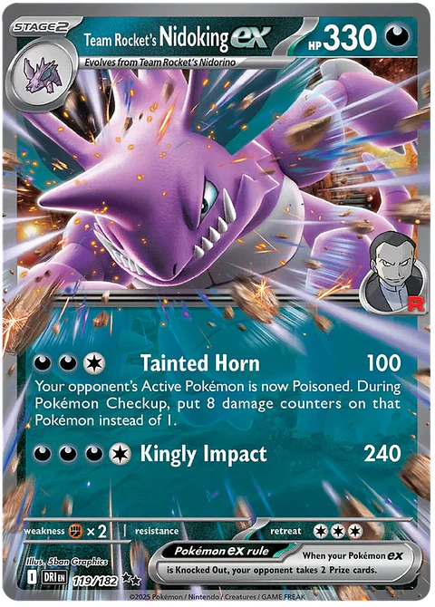Team Rockets Nidokin EX - Destined Rivals