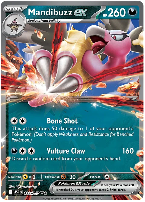 Mandibuzz EX - Ascended Heroes - Heroes ascendentes 