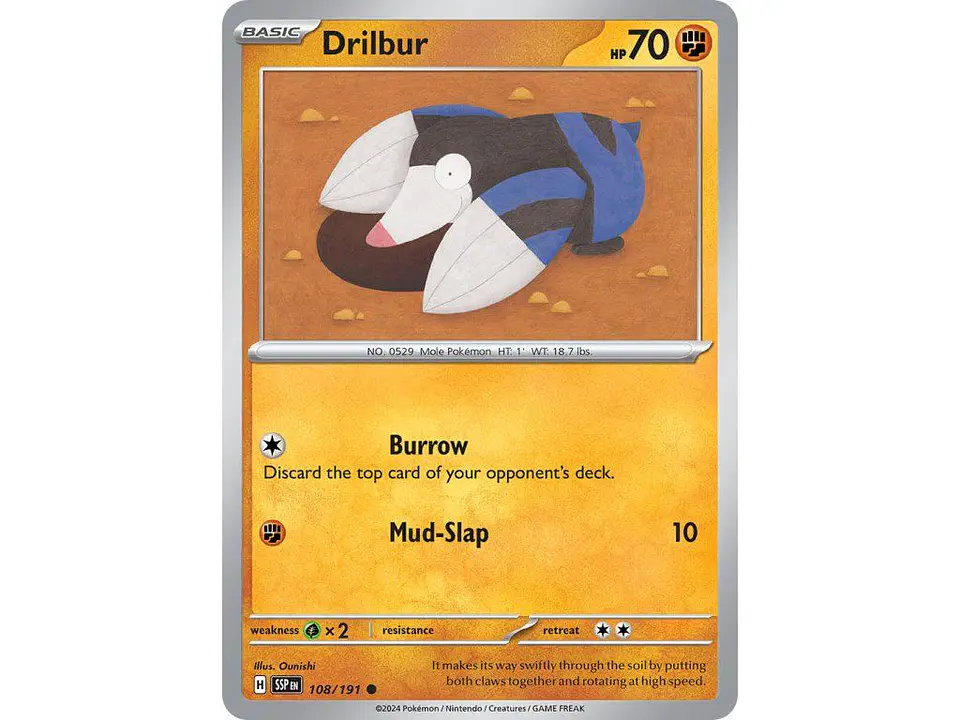 Drilbur - Surging Sparks - Chispas Fulgurantes (SSP) 1