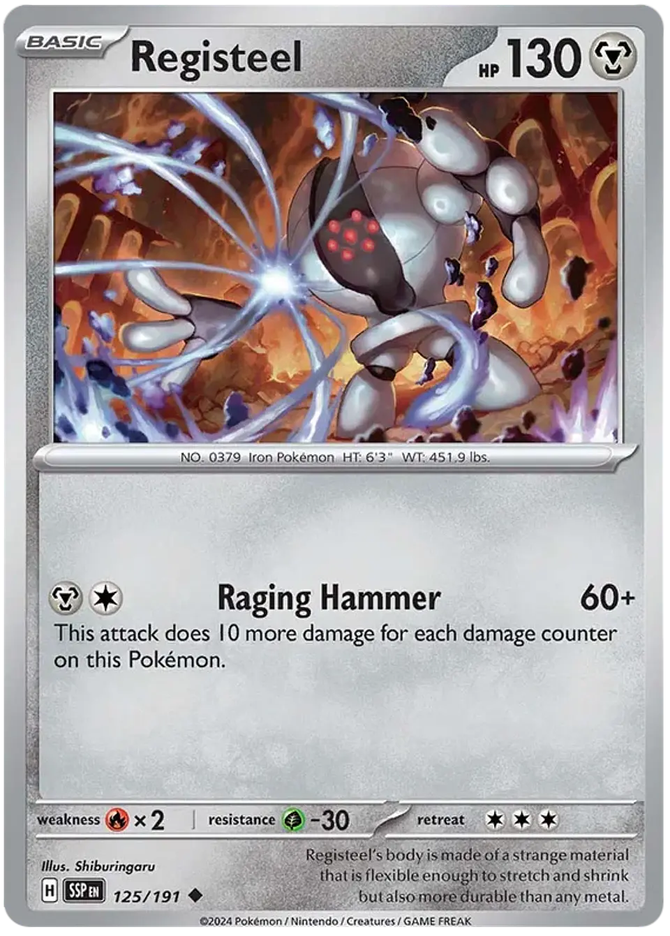 Registeel - Surging Sparks - Chispas Fulgurantes (SSP) 1