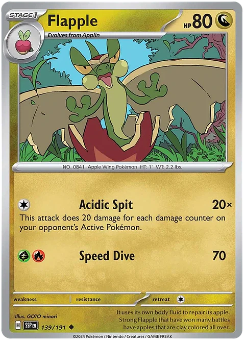Flapple - Surging Sparks - Chispas Fulgurantes (SSP)
