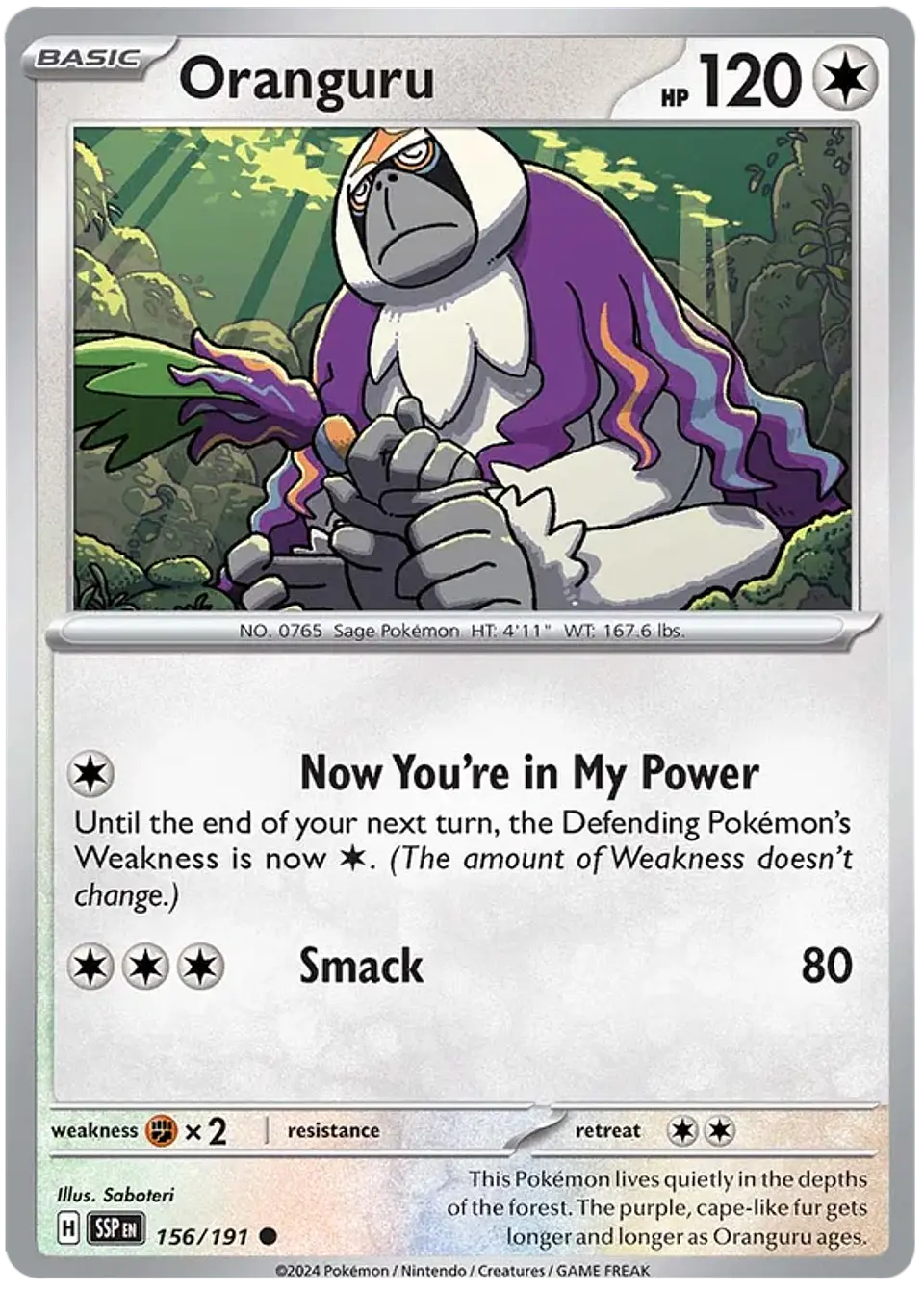 Oranguru - Surging Sparks - Chispas Fulgurantes (SSP) 1