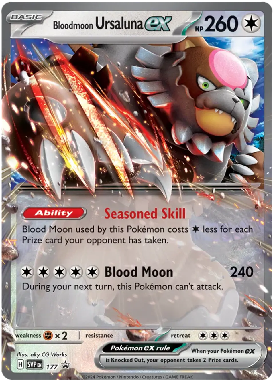 Ursaluna EX - Scarlet & Violet Promos (ST) 1