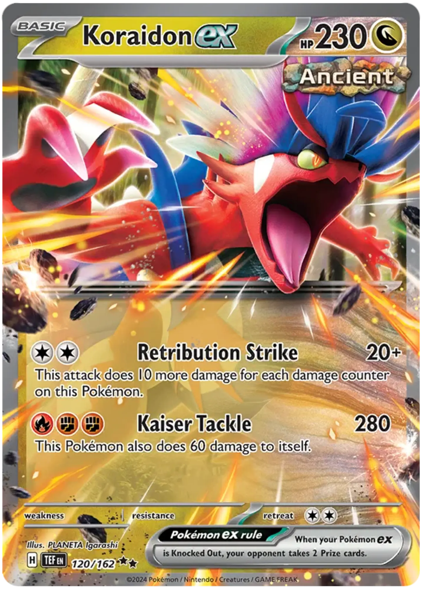 Koraidon Ex - Temporal Forces - Fuerzas temporales  1