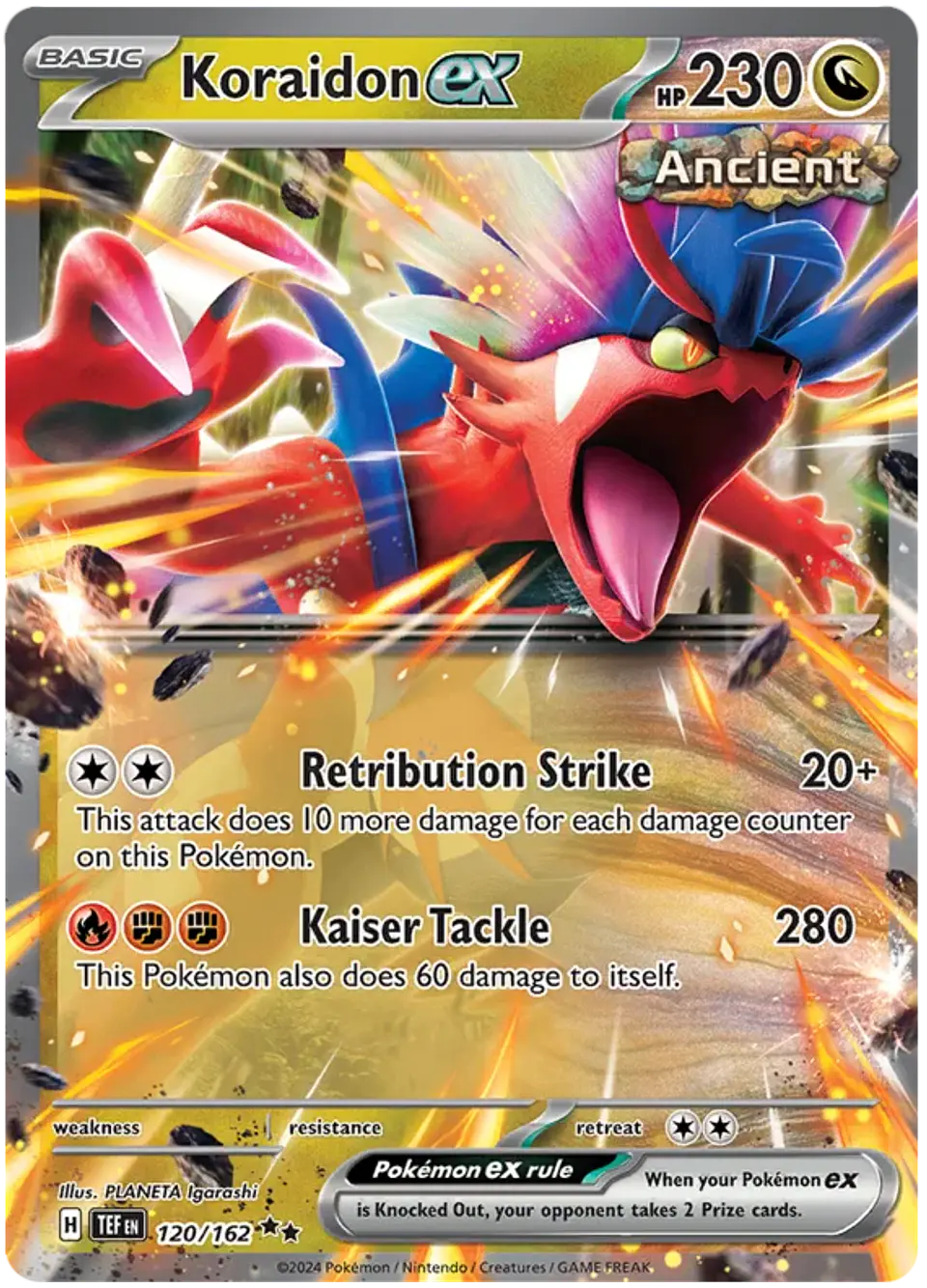 Koraidon Ex - Temporal Forces - Fuerzas temporales  1