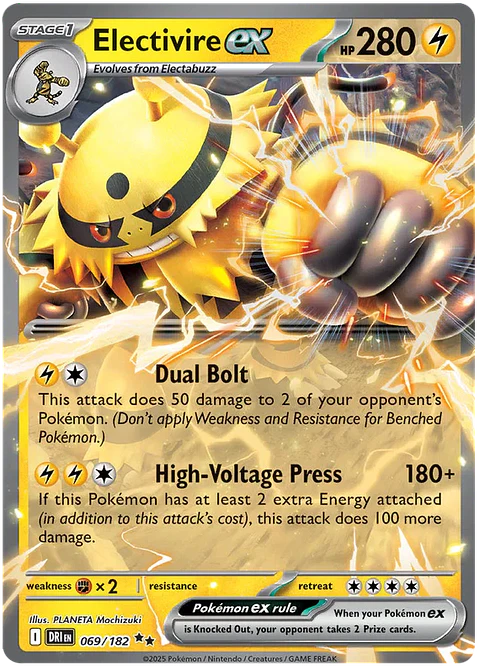 Electivire Ex - Destined Rivals - Rivales Preestinados (ST)