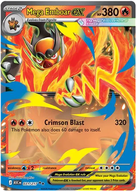 Mega emboar ex - Ascended Heroes - Heroes ascedentes (ST)