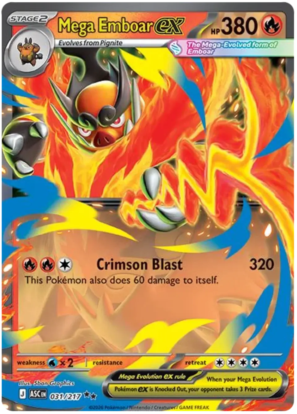 Mega emboar ex - Ascended Heroes - Heroes ascedentes (ST) 1