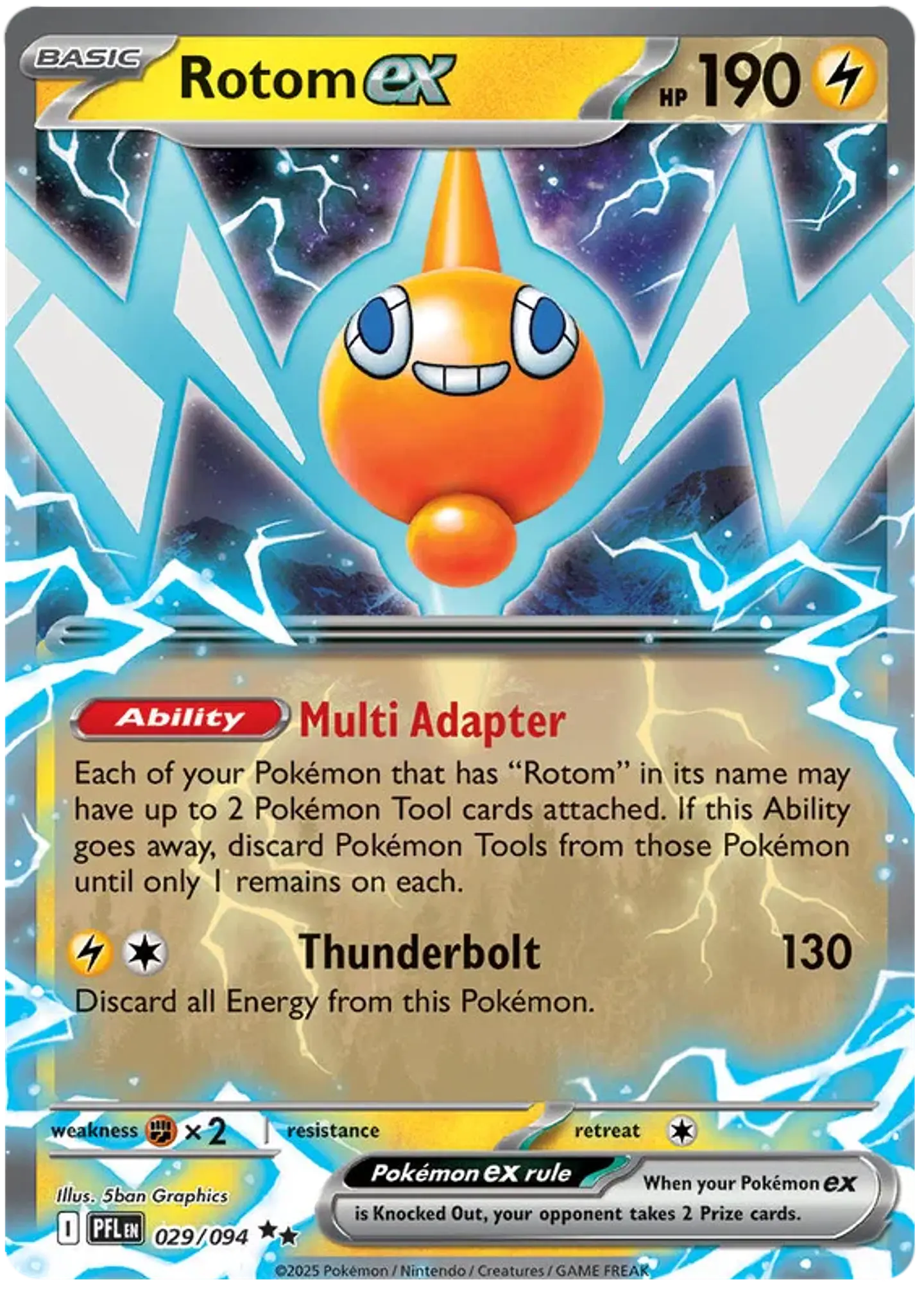 Rotom Ex - Phantasmal flames - Llamas fastasmales (st) 1